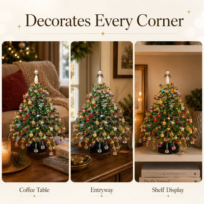 🎄 DIY Beaded Christmas Tree Kit – 🎅Create Your Own Sparkling Holiday Decoration
