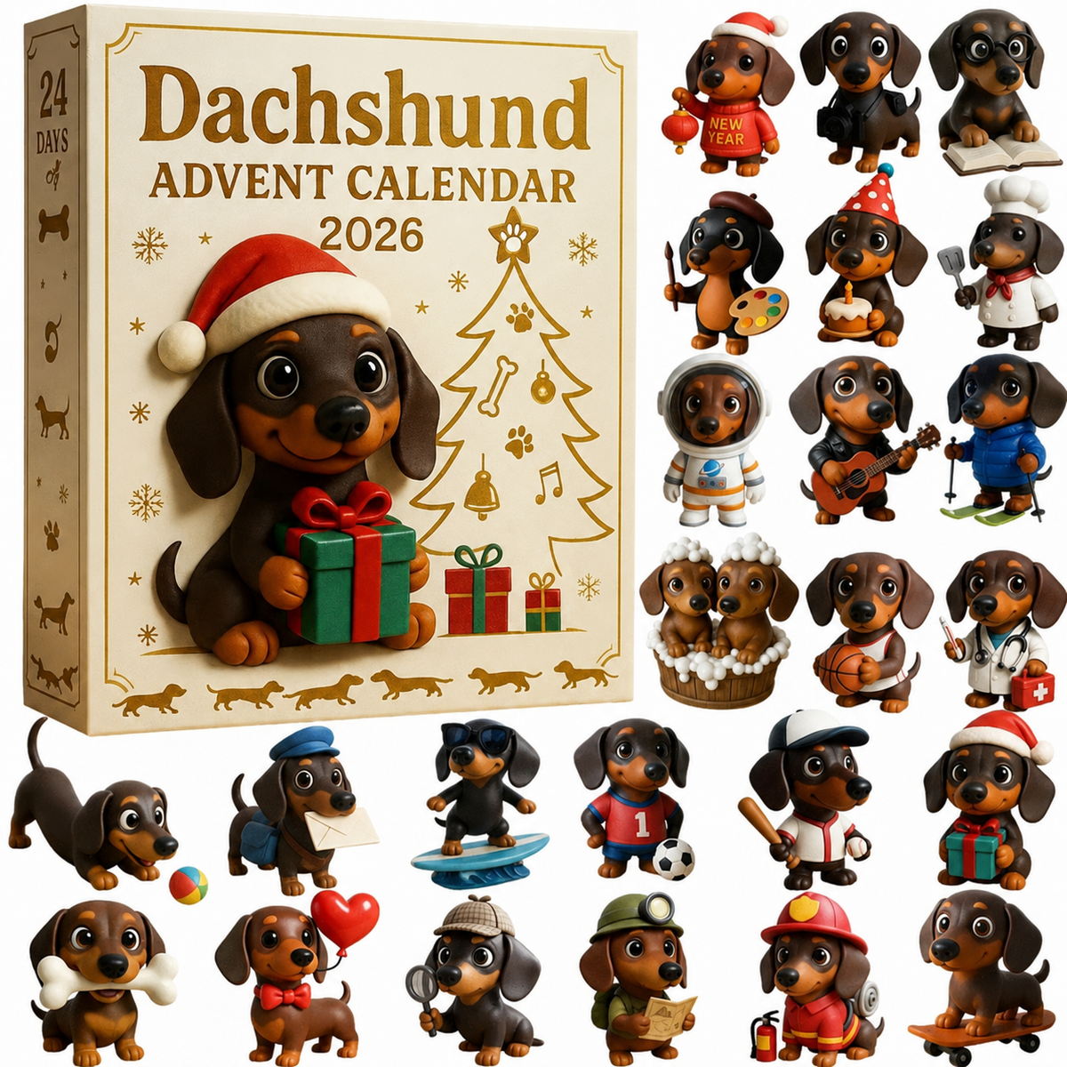 2026 Dachshund Advent Calendar