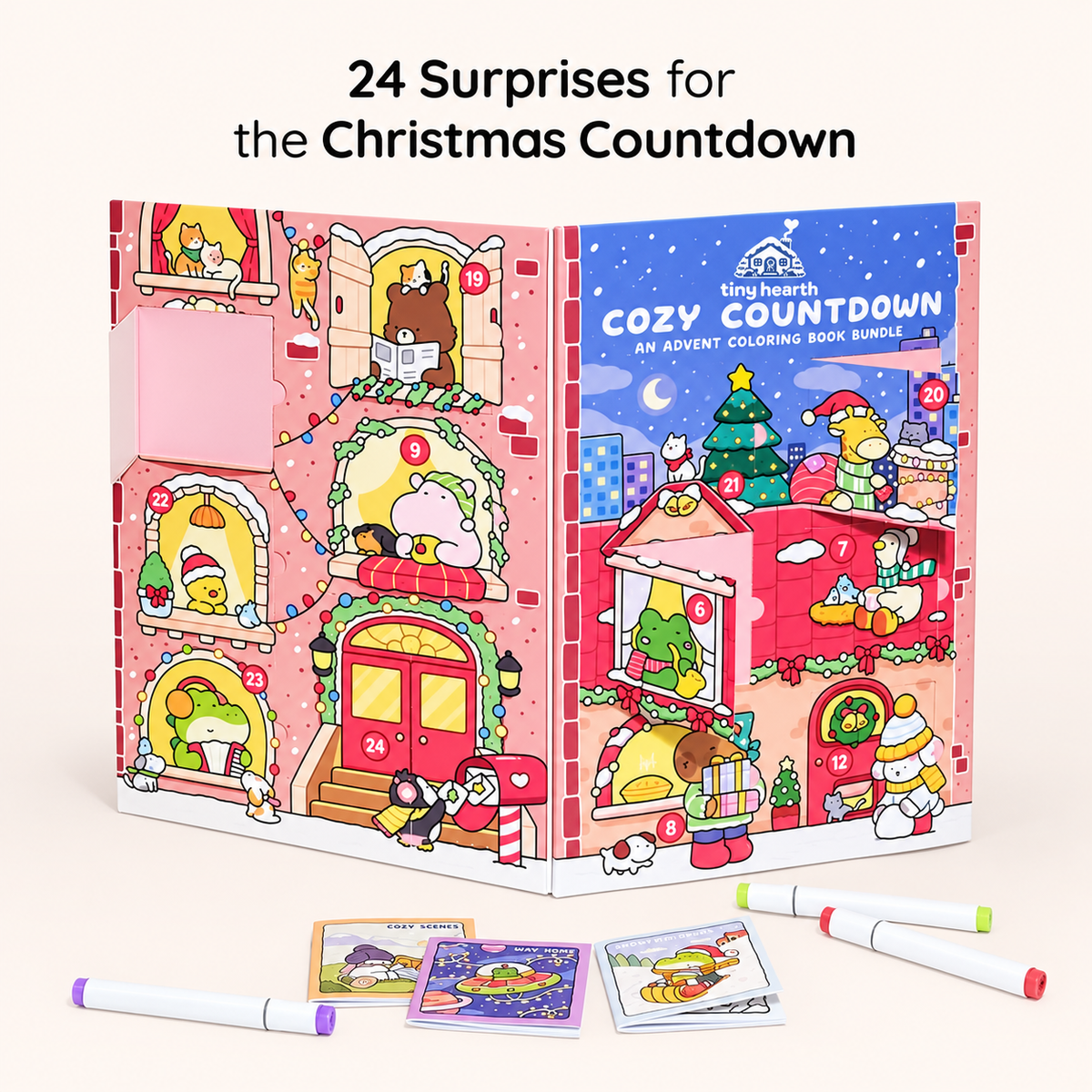 24 Little Doors™ Advent Coloring Calendar
