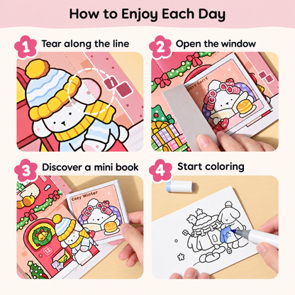 24 Little Doors™ Advent Coloring Calendar