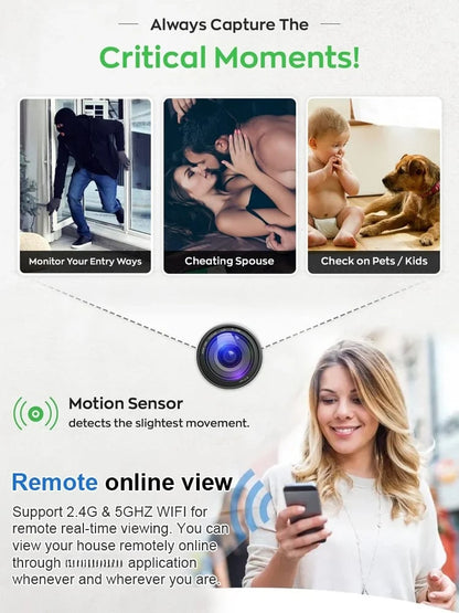📷 Mini WiFi Camera | 1080P HD, Night Vision & Easy Wireless Setup