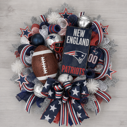 🏈Football Door Wreath – Perfect Decoration for Game Day, Tailgating & Football Season