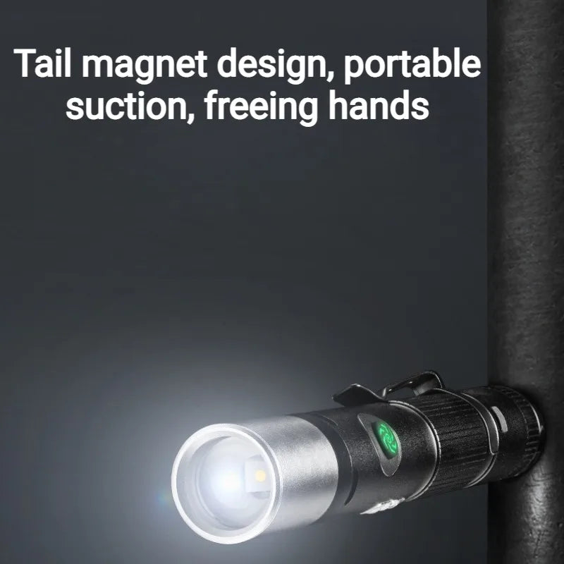 TripleGuard Stun Flashlight – Rechargeable Electric Deterrent Device with High-Intensity LED & Built-In Alarm