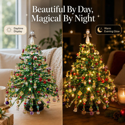 🎄 DIY Beaded Christmas Tree Kit – 🎅Create Your Own Sparkling Holiday Decoration