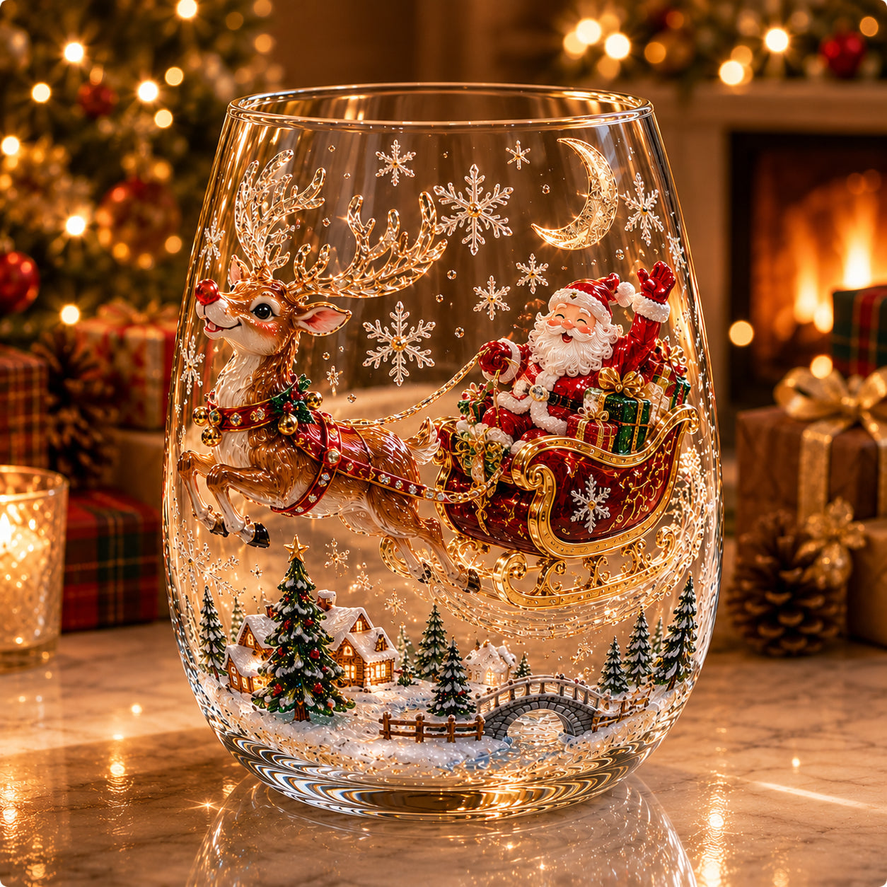 🦌Sleigh-pulling reindeer